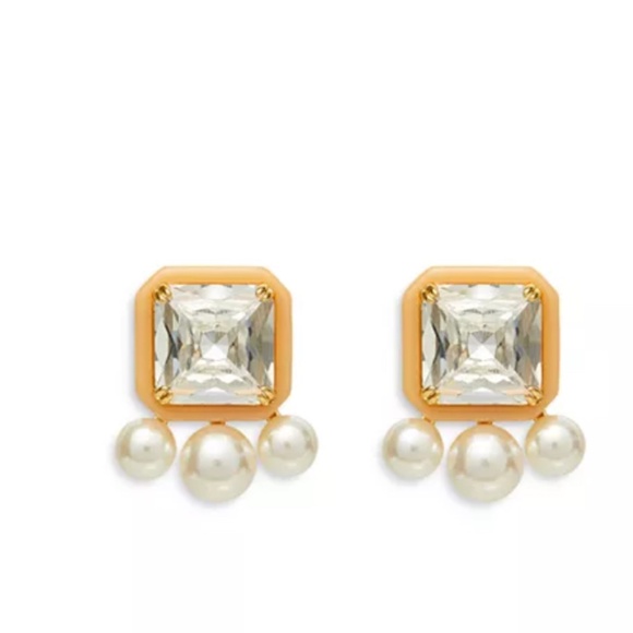 Lele Sadoughi Paddle Button Earrings